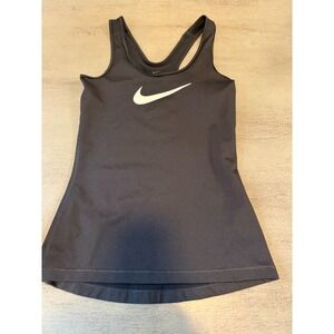 black NIKE DRI-FIT tank top shirt size XS